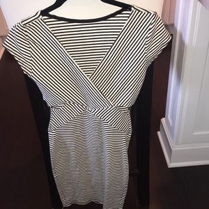 Striped mini dress